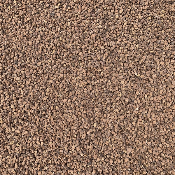 pea gravel typically ranges in size from 1/8 to 3/8 inch in diameter